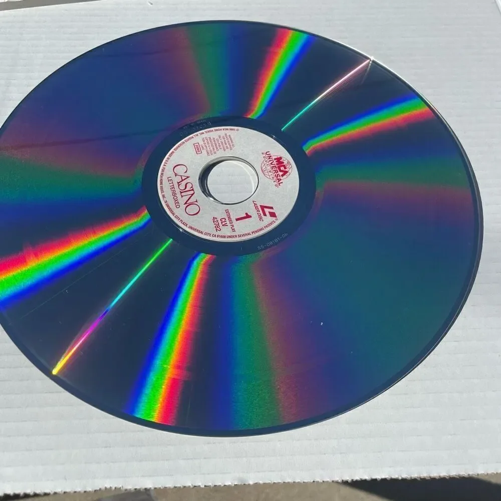 CASINO Laserdisc Movie Robert DeNiro Sharon Stone